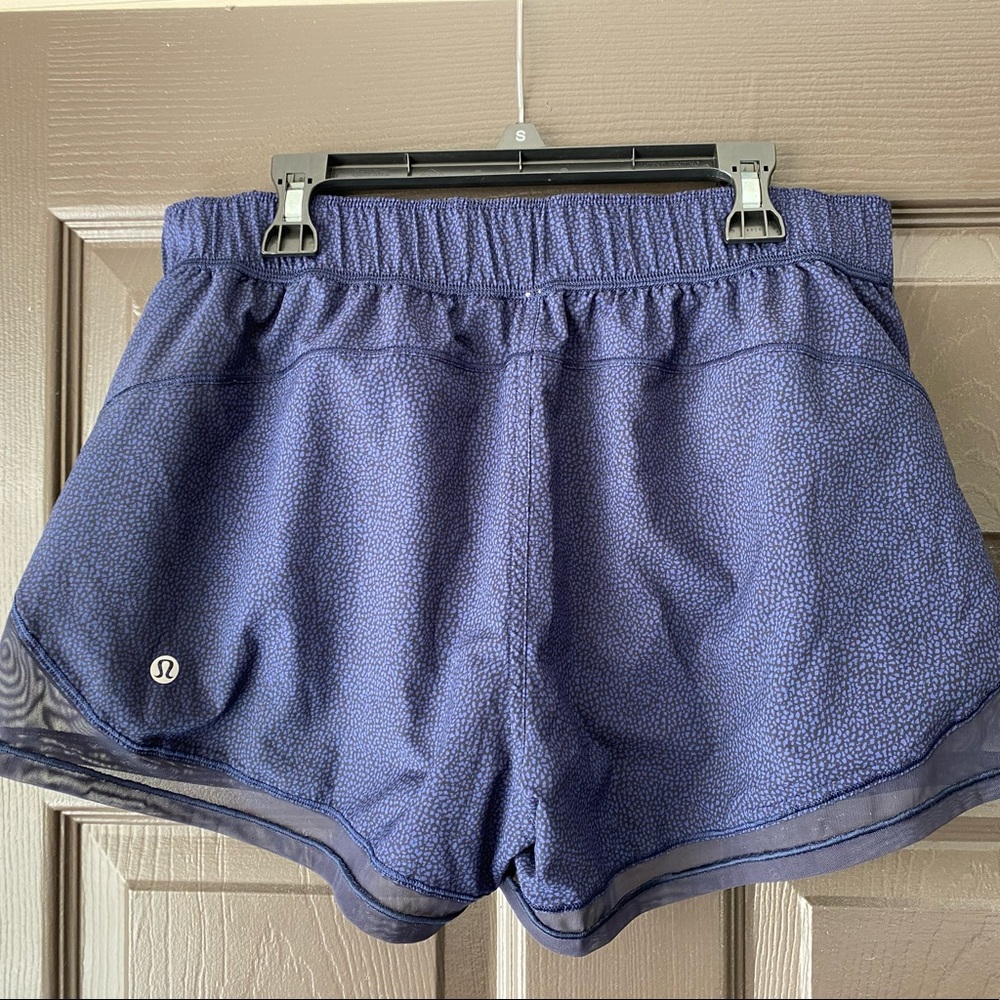Lululemon Two With One Short (Reversible 3") Navy Blue 8